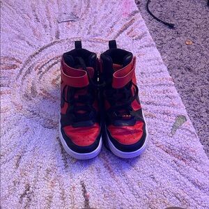 Nike Kids Red and Black Sneakers
